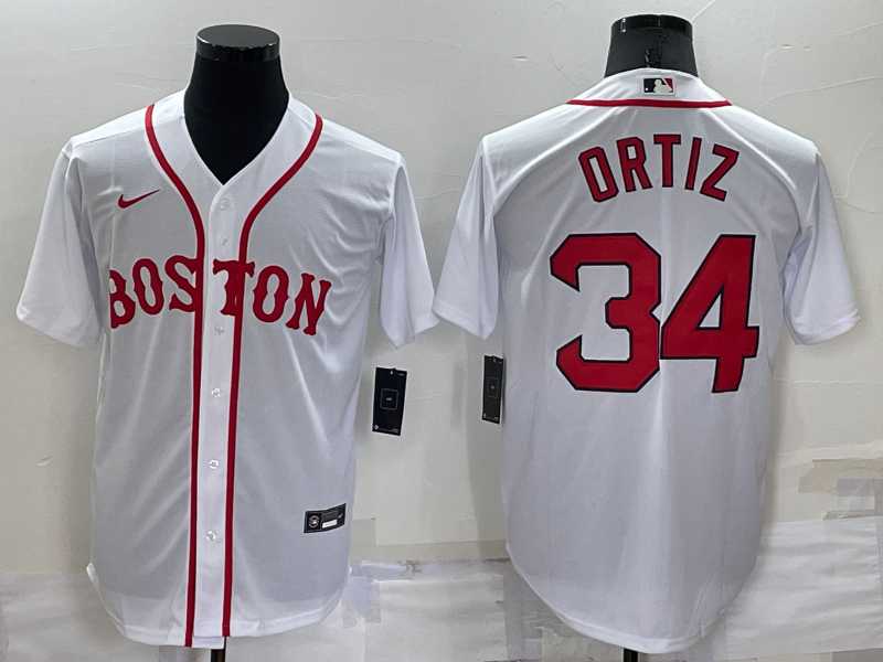 Boston Red Sox #34 David Ortiz White Stitched MLB Cool Base Nike Jersey,We sell and wholesale Boston Red Sox #34 David Ortiz White Stitched MLB Cool Base Nike Jersey on line form chian!